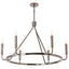 Robert Abbey (B1408) 37.5" x 23.5" MAVISTEN EDITION CARBONIA CHANDELIER