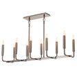 Robert Abbey (B1409) 42" x 9.75" MAVISTEN EDITION CARBONIA CHANDELIER