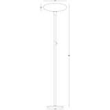 Robert Abbey (B2045) 12" x 66" RICO ESPINET OVO TORCHIERE