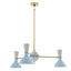 Robert Abbey (BB03LY) 34.5" x 10.19" CLARE CHANDELIER