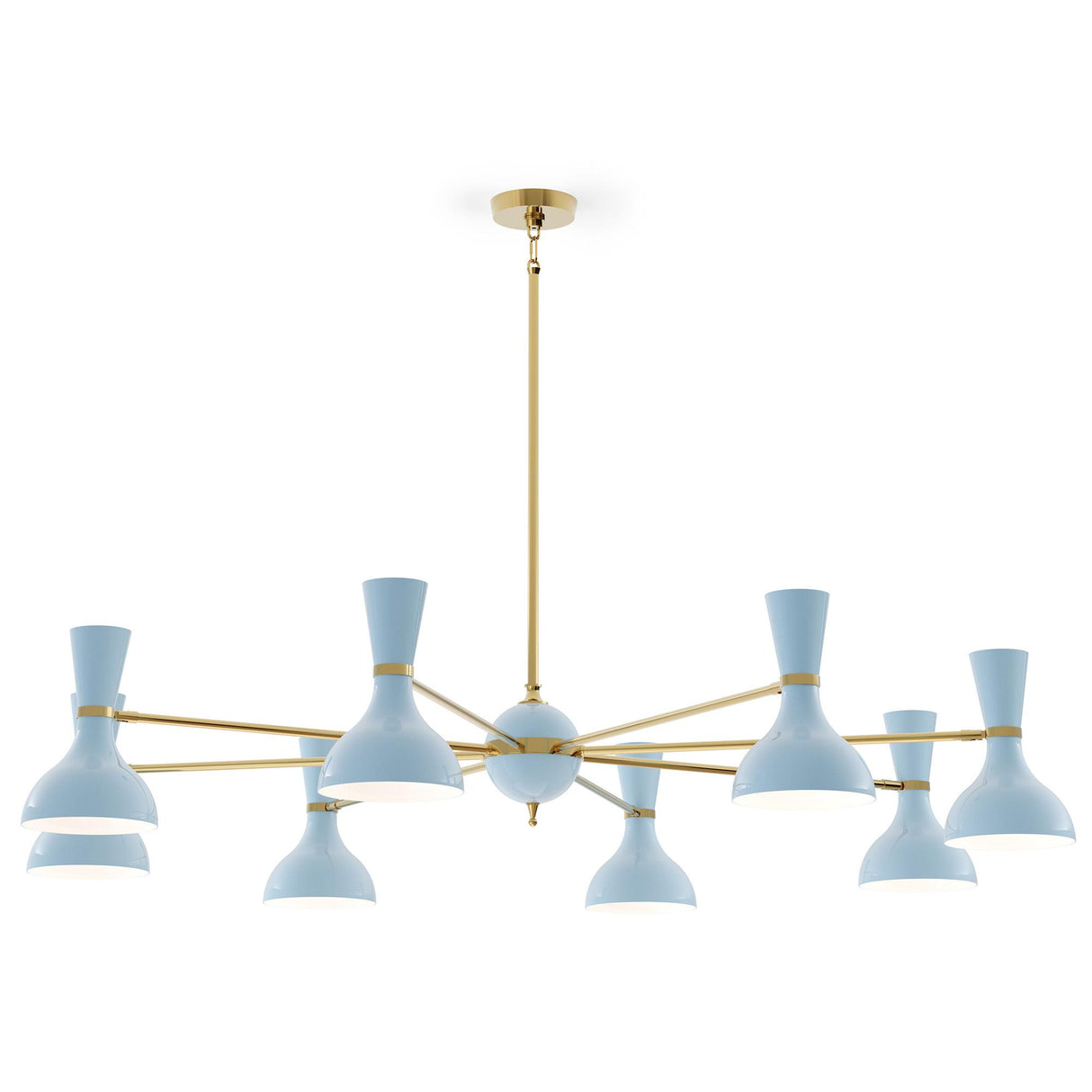 Robert Abbey (BB08BB) 57" x 10.19"-0" CLARE CHANDELIER