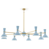 Robert Abbey (BB08BB) 57" x 10.19"-0" CLARE CHANDELIER