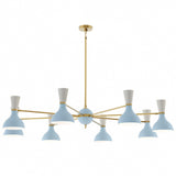 Robert Abbey (BB08LY) 57" x 10.19" CLARE CHANDELIER