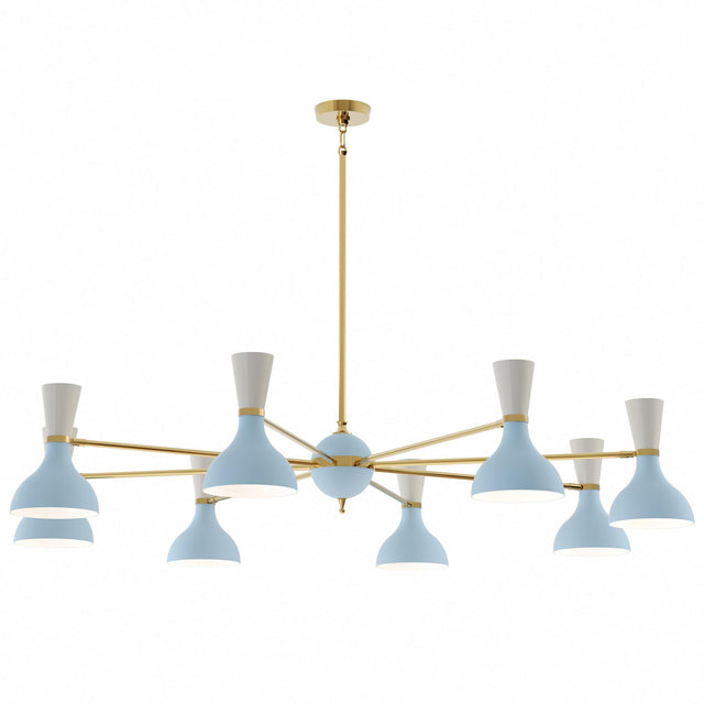 Robert Abbey (BB08LY) 57" x 10.19" CLARE CHANDELIER