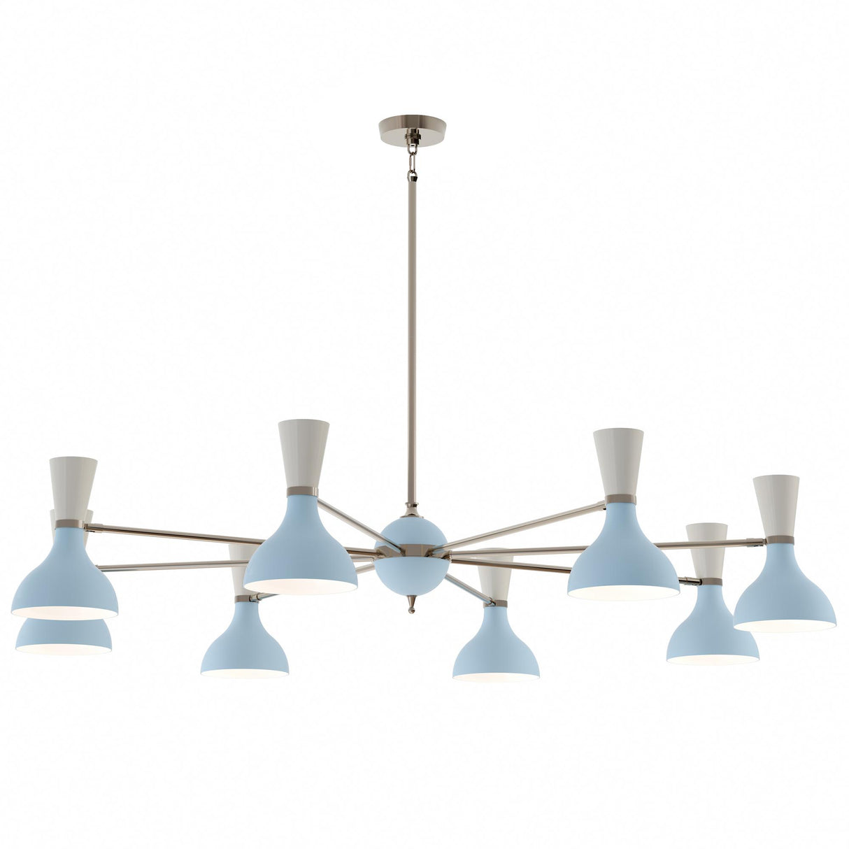 Robert Abbey (BB09LY) 57" x 10.19" CLARE CHANDELIER