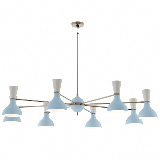 Robert Abbey (BB09LY) 57" x 10.19" CLARE CHANDELIER