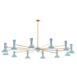 Robert Abbey (BB12BB) 76" x 10.19"-0" CLARE CHANDELIER
