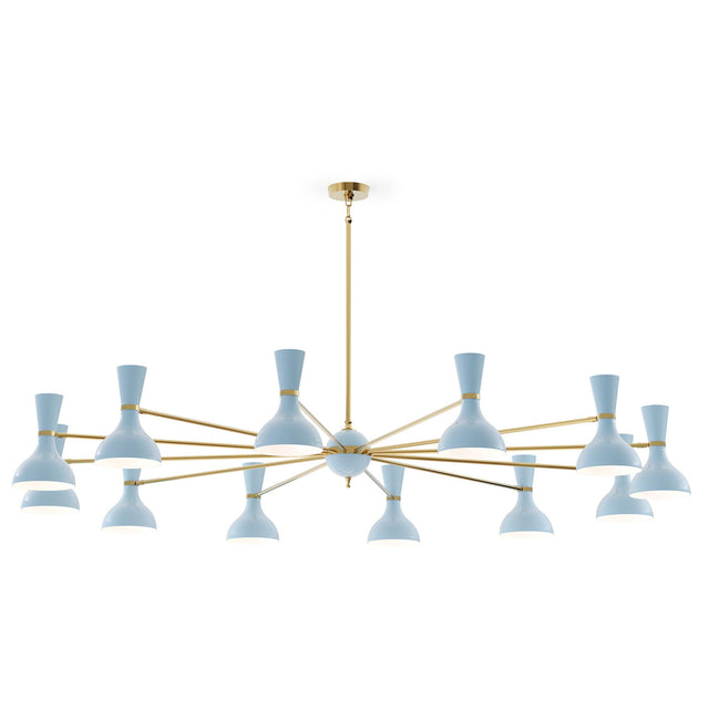 Robert Abbey (BB12BB) 76" x 10.19"-0" CLARE CHANDELIER