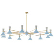 Robert Abbey (BB12LY) 76" x 10.19" CLARE CHANDELIER
