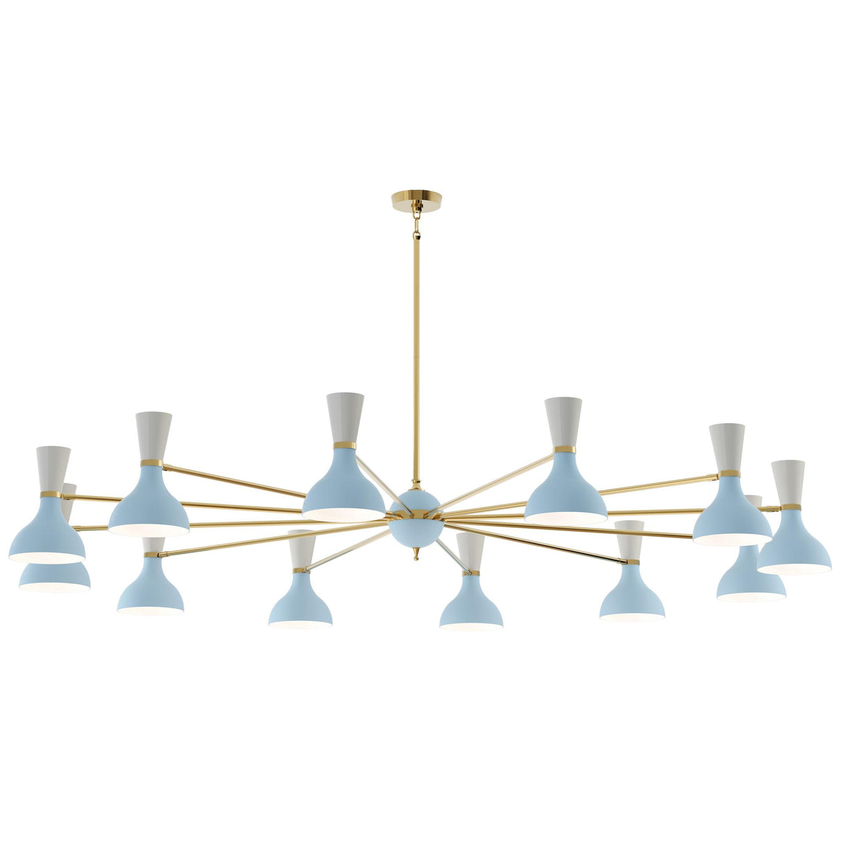 Robert Abbey (BB12LY) 76" x 10.19" CLARE CHANDELIER