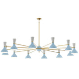 Robert Abbey (BB12LY) 76" x 10.19" CLARE CHANDELIER