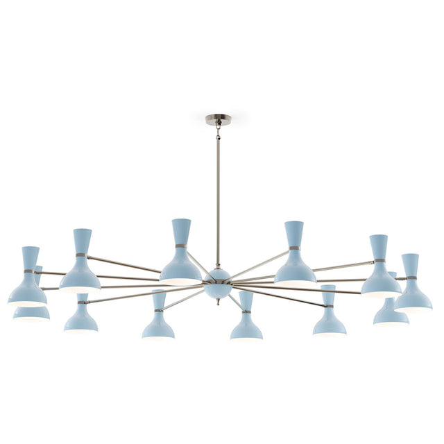 Robert Abbey (BB13BB) 76" x 10.19"-0" CLARE CHANDELIER