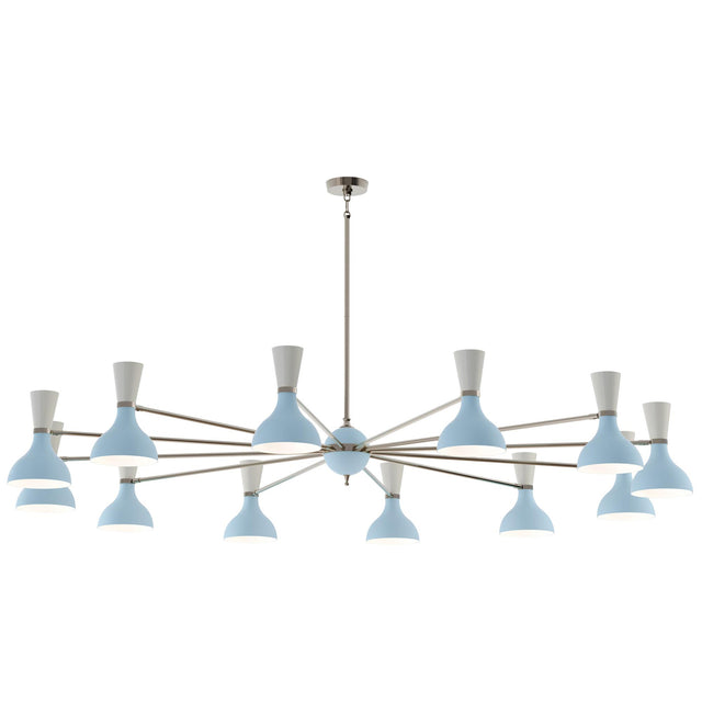 Robert Abbey (BB13LY) 76" x 10.19" CLARE CHANDELIER