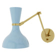 Robert Abbey (BB18BB) 7" x 10.13"-25.25" CLARE WALL SCONCE