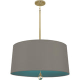 Robert Abbey (BN331) 25.5" x 14.5" WILLIAMSBURG CUSTIS PENDANT