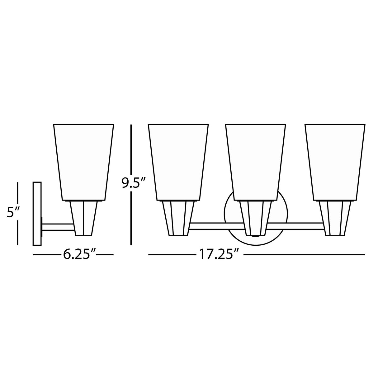 Robert Abbey (C256C) 17.25" x 9.5" WHEATLEY WALL SCONCE