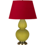 Robert Abbey (CI20R) 9.5" x 31" DOUBLE GOURD TABLE LAMP