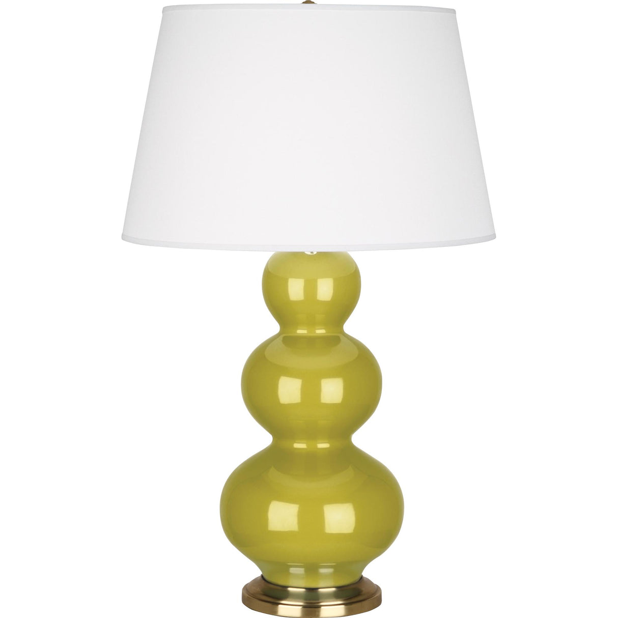 Robert Abbey (CI40X) 10" x 32.75" TRIPLE GOURD TABLE LAMP