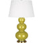Robert Abbey (CI40X) 10" x 32.75" TRIPLE GOURD TABLE LAMP
