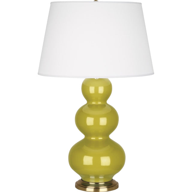 Robert Abbey (CI40X) 10" x 32.75" TRIPLE GOURD TABLE LAMP