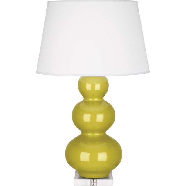 Robert Abbey (CI43X) 10" x 33" TRIPLE GOURD TABLE LAMP