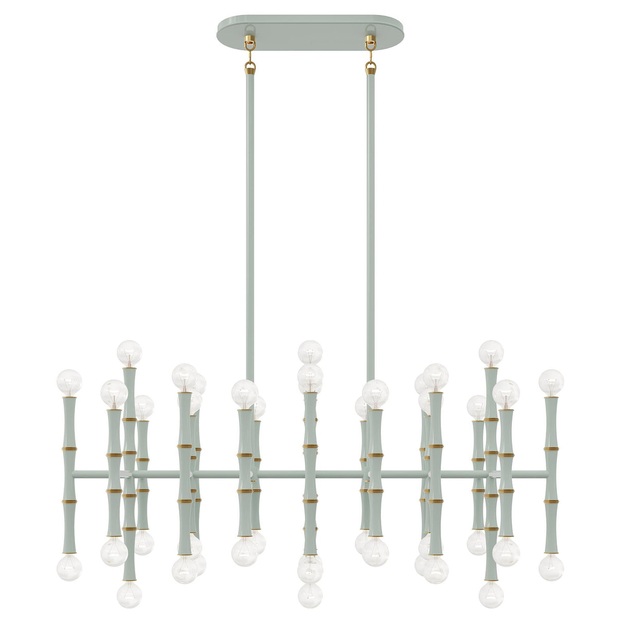 Robert Abbey (CL77) 38.25" x 16.38"-0" KANE CHANDELIER