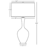Robert Abbey (CL980) 8.5" x 33.5" AUDREY TABLE LAMP