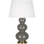 Robert Abbey (CR40X) 10" x 32.75" TRIPLE GOURD TABLE LAMP