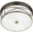 Robert Abbey (D1985) 15" x 6.25" CHASE FLUSHMOUNT