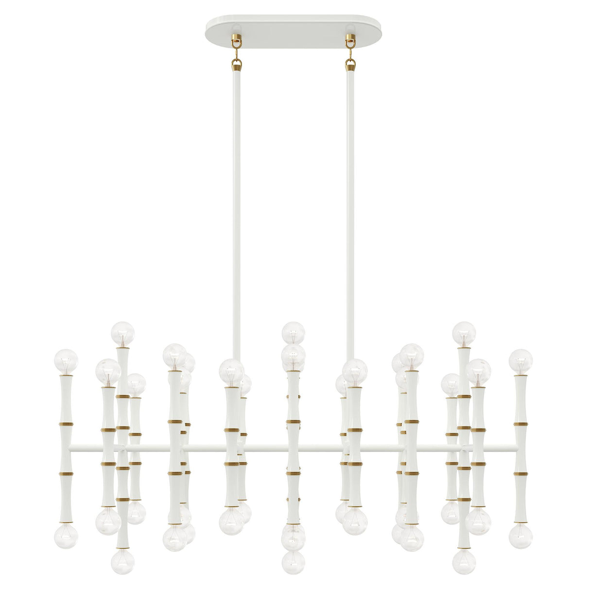 Robert Abbey (DY77) 38.25" x 16.38"-0" KANE CHANDELIER