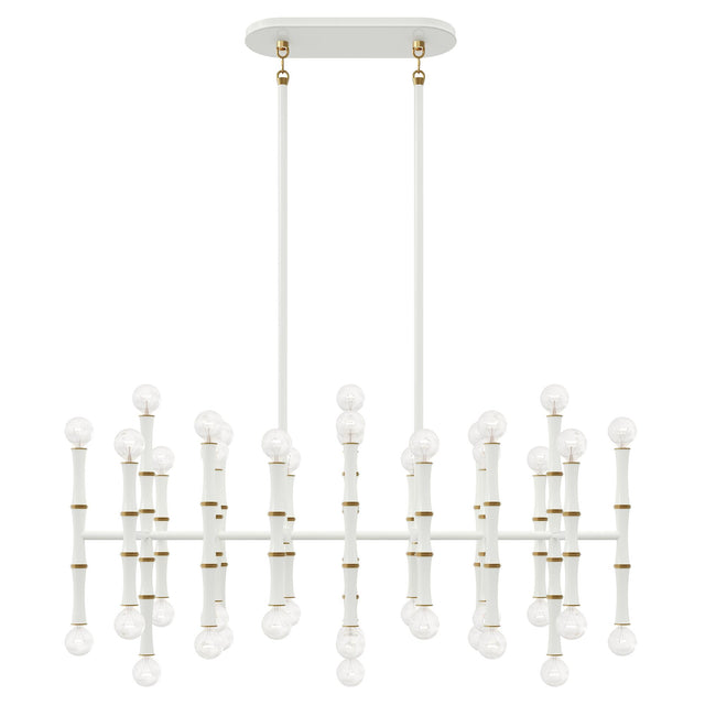 Robert Abbey (DY77) 38.25" x 16.38"-0" KANE CHANDELIER