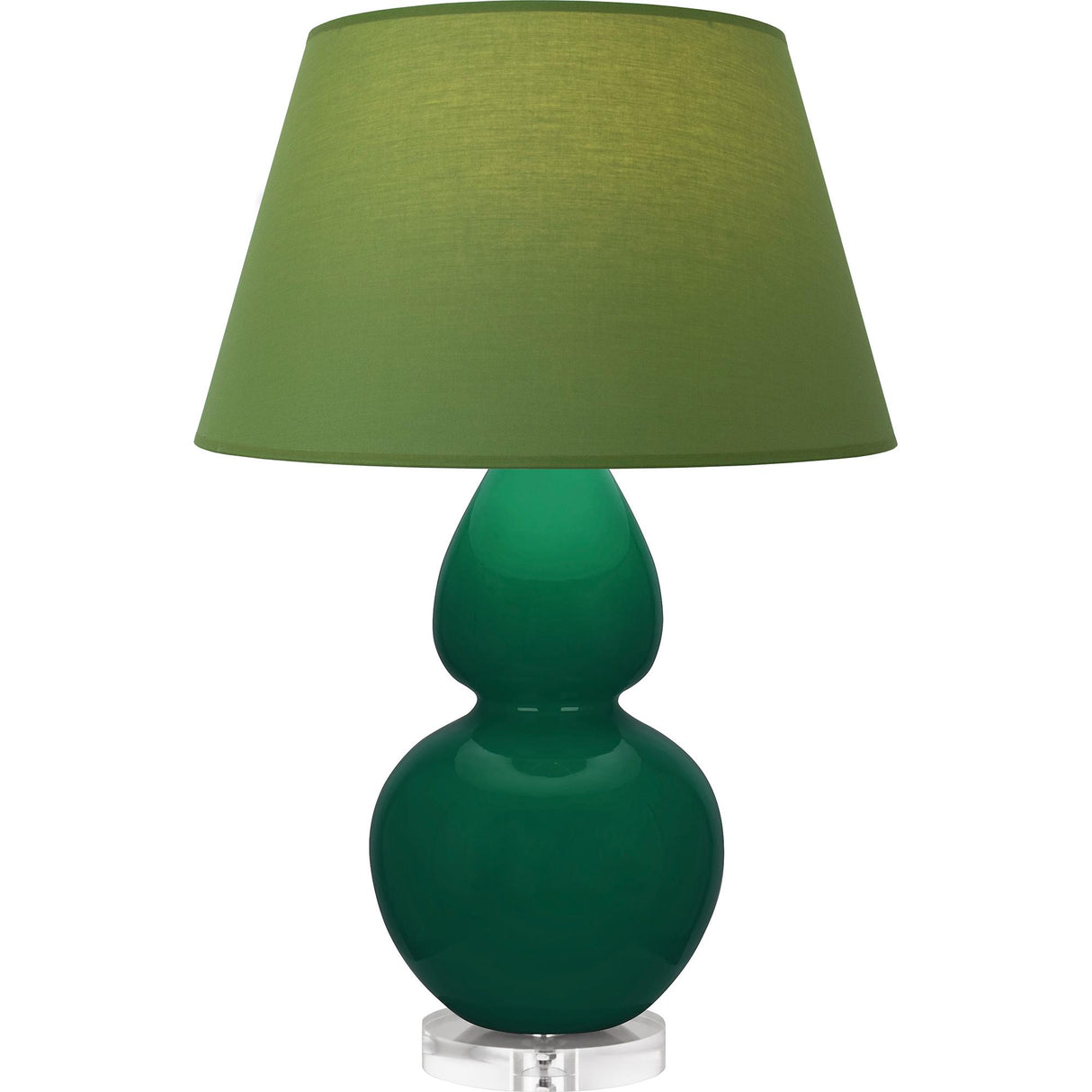 Robert Abbey (JU23G) 9.5" x 30" DOUBLE GOURD TABLE LAMP
