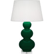 Robert Abbey (JU43X) 10" x 33" TRIPLE GOURD TABLE LAMP