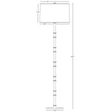 Robert Abbey (JU73) 10.5" x 64.5" KANE FLOOR LAMP