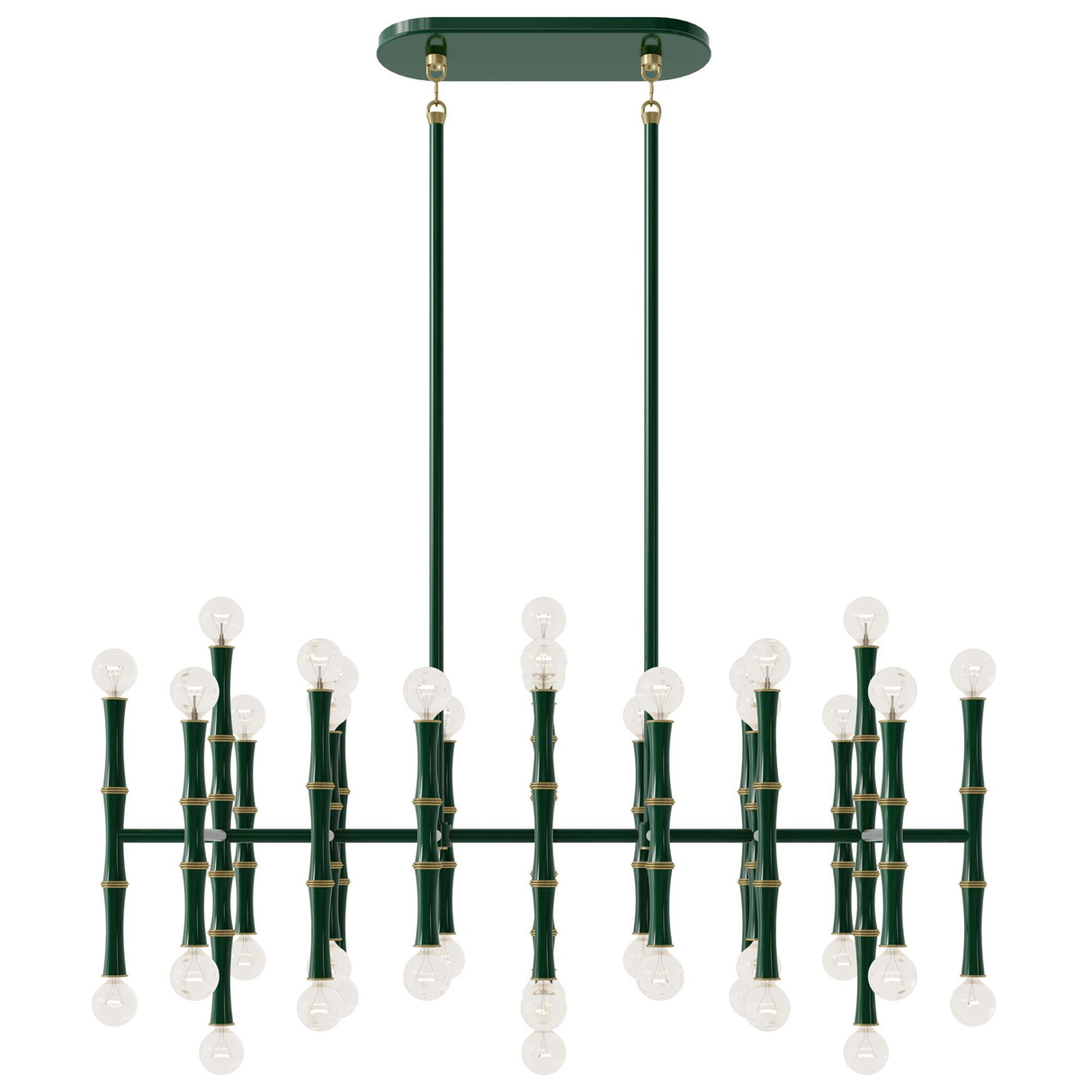 Robert Abbey (JU77) 38.25" x 16.38" KANE CHANDELIER