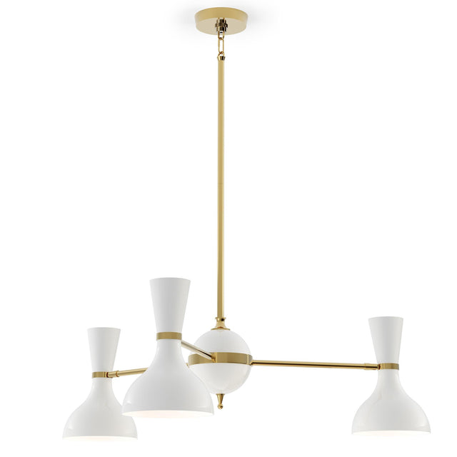 Robert Abbey (LY03LY) 34.5" x 10.19"-0" CLARE CHANDELIER