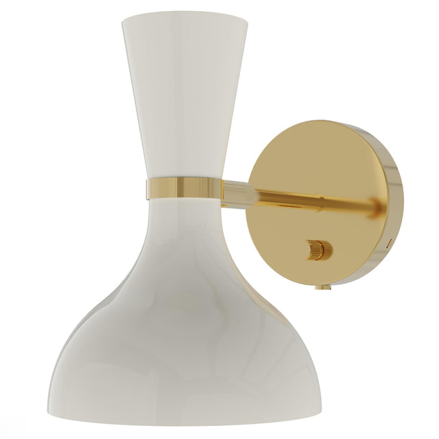 Robert Abbey (LY05LY) 7" x 10.13"-0" CLARE WALL SCONCE