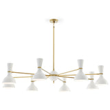 Robert Abbey (LY08LY) 57" x 10.19"-0" CLARE CHANDELIER