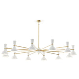 Robert Abbey (LY12LY) 76" x 10.19"-0" CLARE CHANDELIER