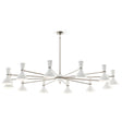 Robert Abbey (LY13LY) 76" x 10.19"-0" CLARE CHANDELIER