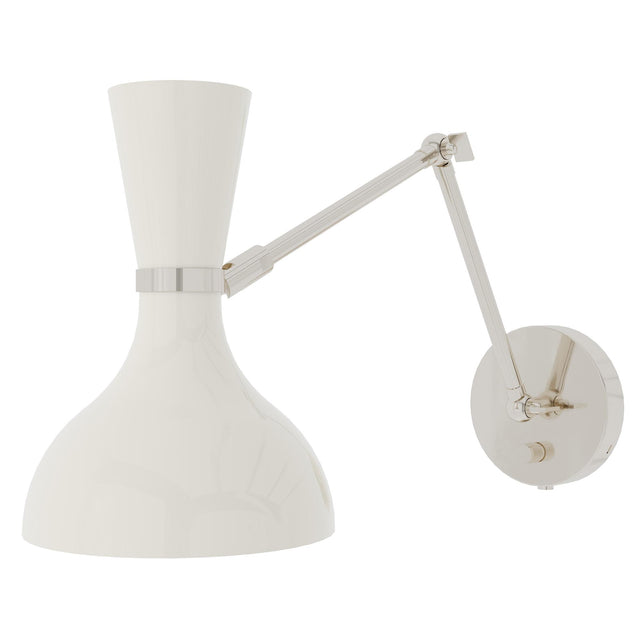 Robert Abbey (LY19LY) 7" x 10.13"-25.25" CLARE WALL SCONCE