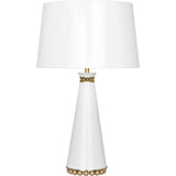 Robert Abbey (LY44) 7.25" x 29.38" PEARL TABLE LAMP