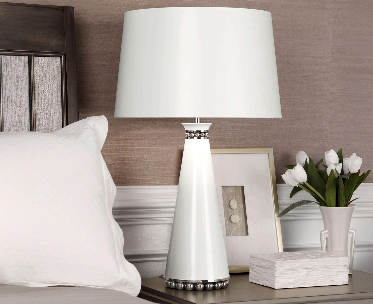Robert Abbey (LY45) 7.25" x 29.38" PEARL TABLE LAMP