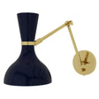 Robert Abbey (MB18MB) 7" x 10.13"-25.25" CLARE WALL SCONCE