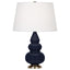 Robert Abbey (MB30X) 7.25" x 24.38"-0" SMALL TRIPLE GOURD ACCENT LAMP