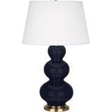 Robert Abbey (MB40X) 10" x 32.75"-0" TRIPLE GOURD TABLE LAMP