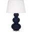 Robert Abbey (MB43X) 10" x 33"-0" TRIPLE GOURD TABLE LAMP