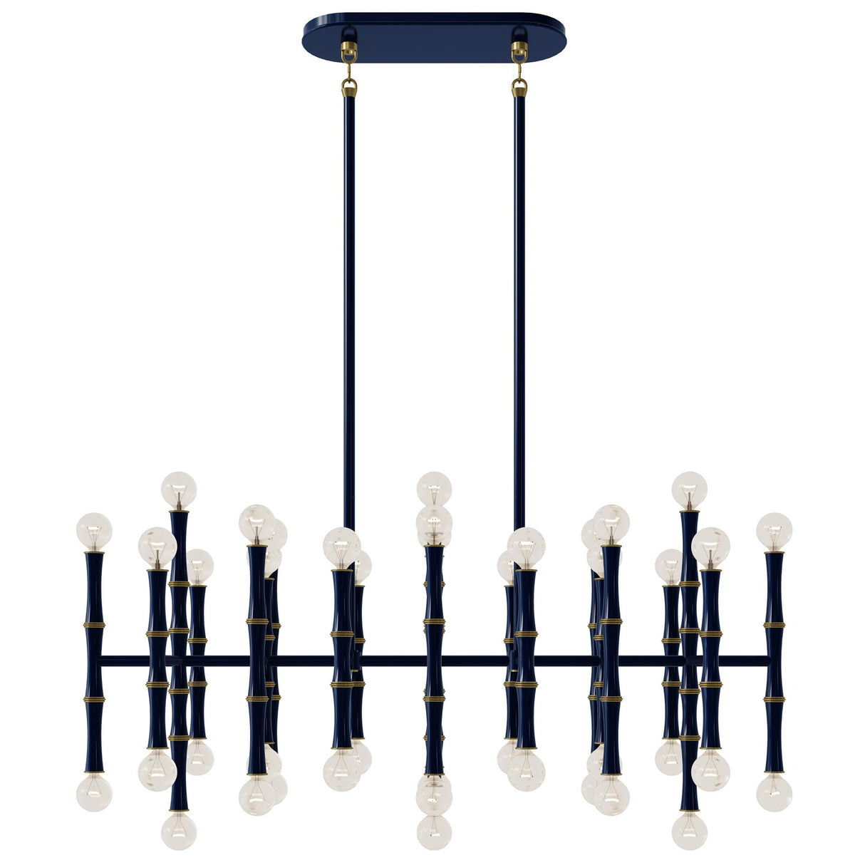 Robert Abbey (MB77) 38.25" x 16.38" KANE CHANDELIER