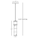 Robert Abbey (MB85) 5" x 13" KANE PENDANT