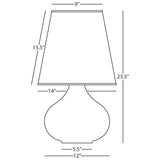 Robert Abbey (MCL91) 11.88" x 23.5" JUNE ACCENT LAMP